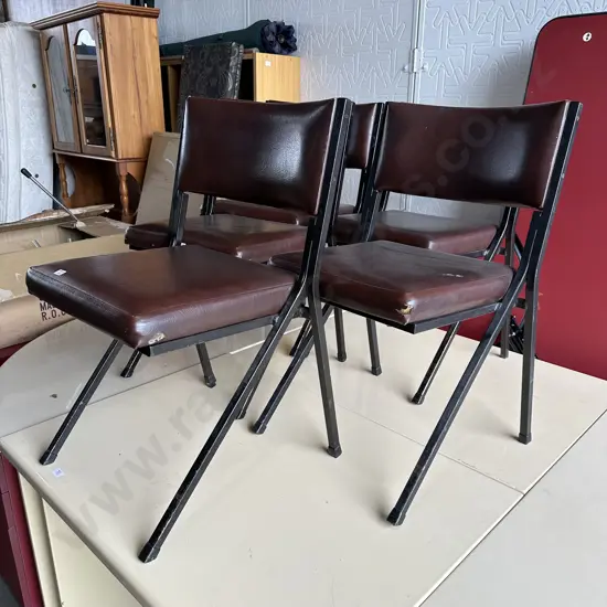 5 x vintage office chairs
