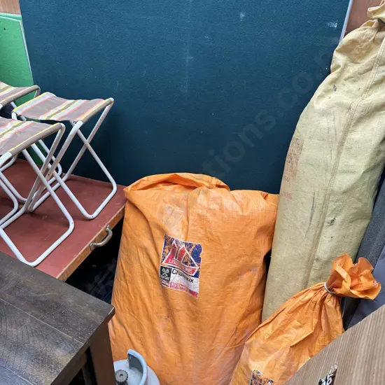 Large old school  tent good condition plus camping furniture