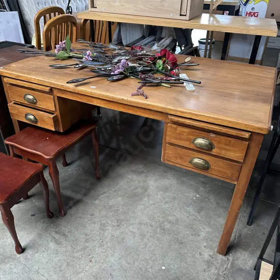Vintage wooden desk
