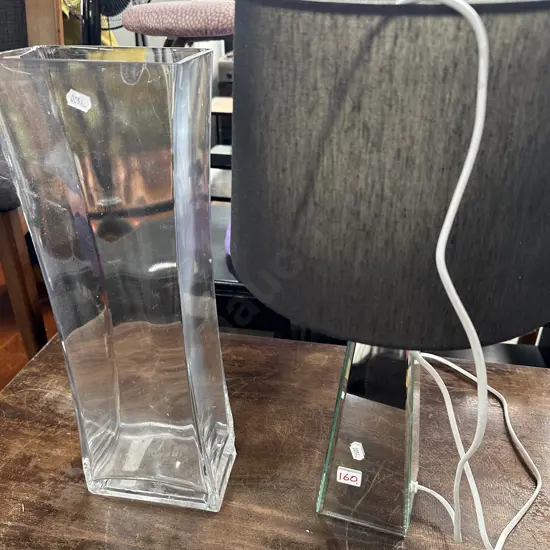 lamp and vase