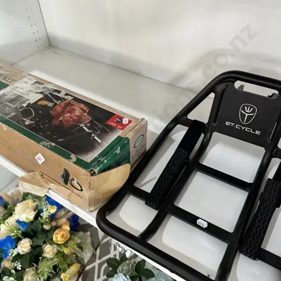 Bike rack and rotisserie