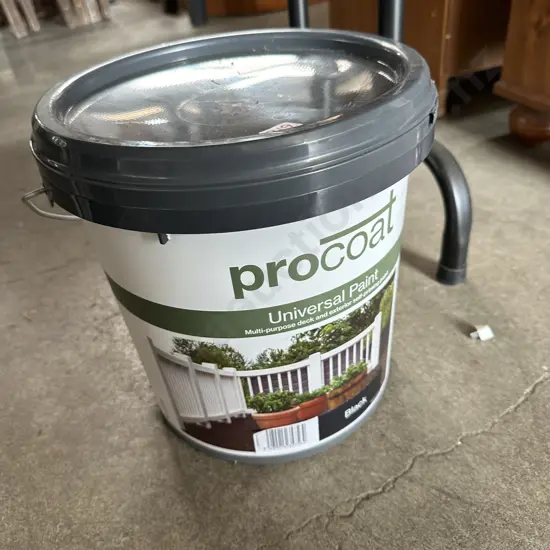 New Black exterior paint