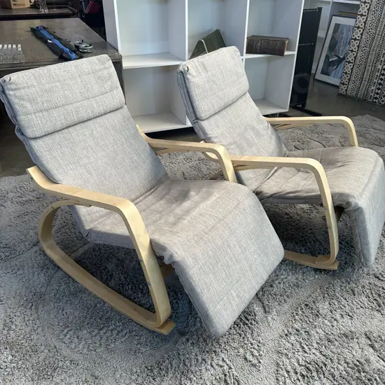 Pair of rocking chairs