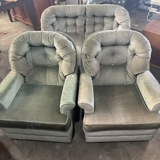 Green 3pc suite - reasonable condition