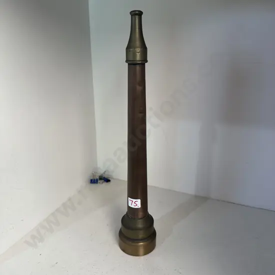 Vintage Brass & copper fire hose jet