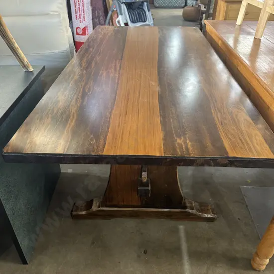 Lovely Solid Kauri table - great condition NZ made
