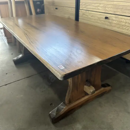 The matching coffee table to the dining table