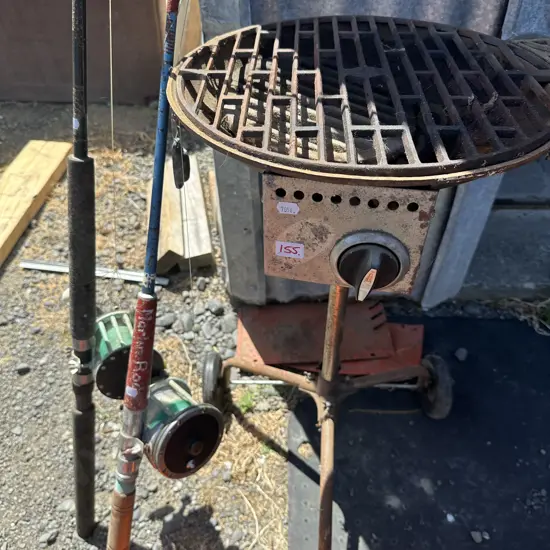 Fising rods & BBQ