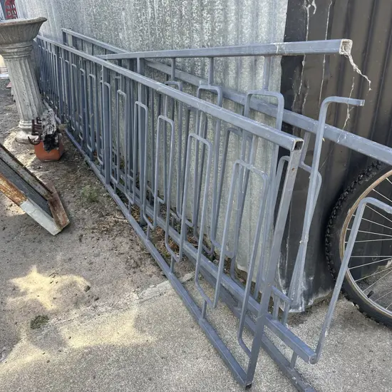 Vintage metal fencing