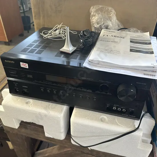 As new Onkyo TX-SR608 with the packaging