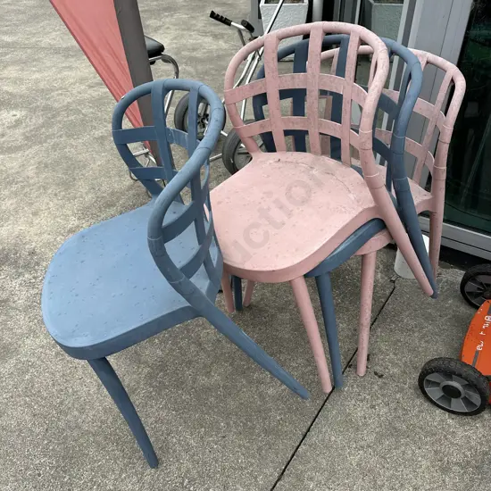 Set 4 outdoor chairs