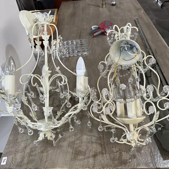 2 x centre light fittings