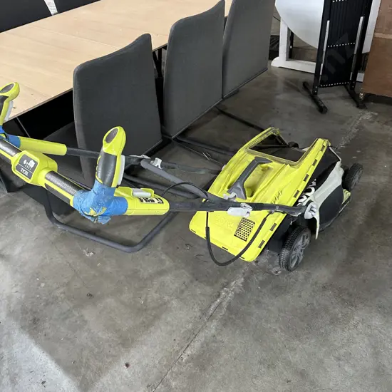 Ryobi mower/strimmer set