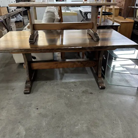 Solid Kauri dining table