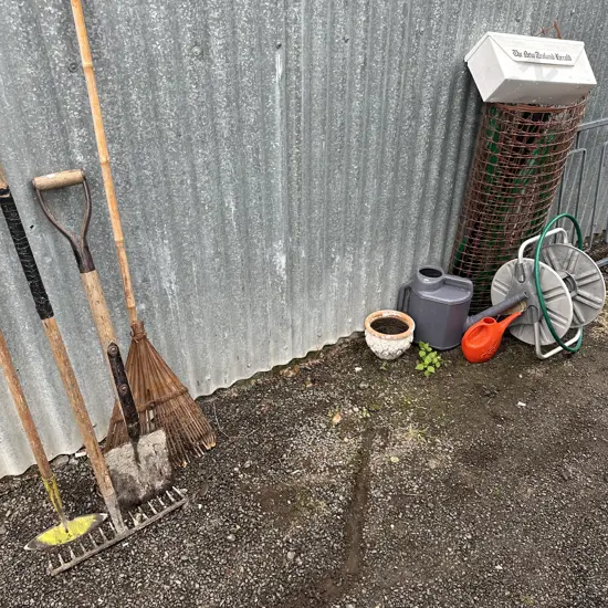 Garden tools etc