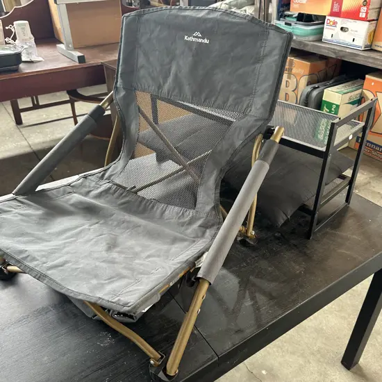 Festival chair, shoe rack etc