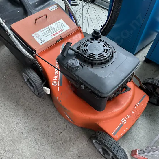 Husky mower working well