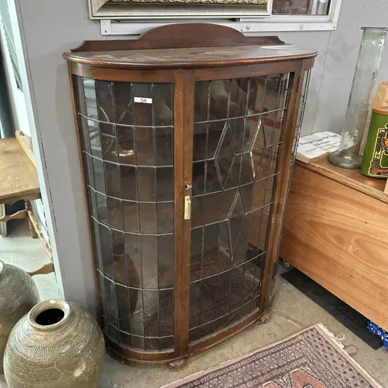 Leadlight china cabinet