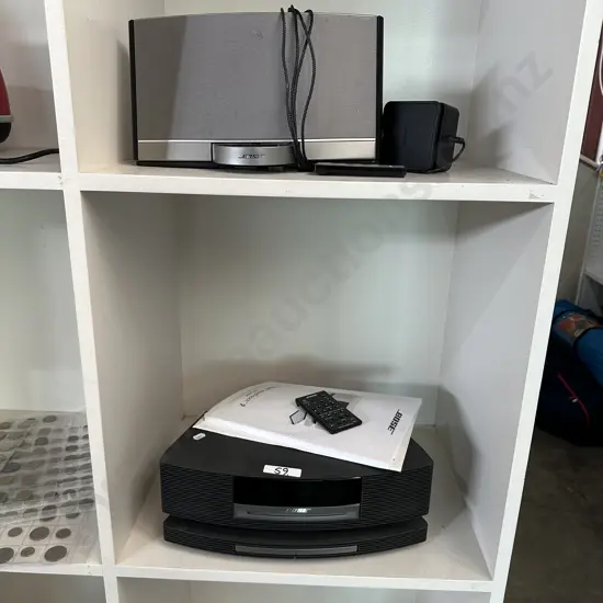 Bose sound system (needs software update) plus docking station