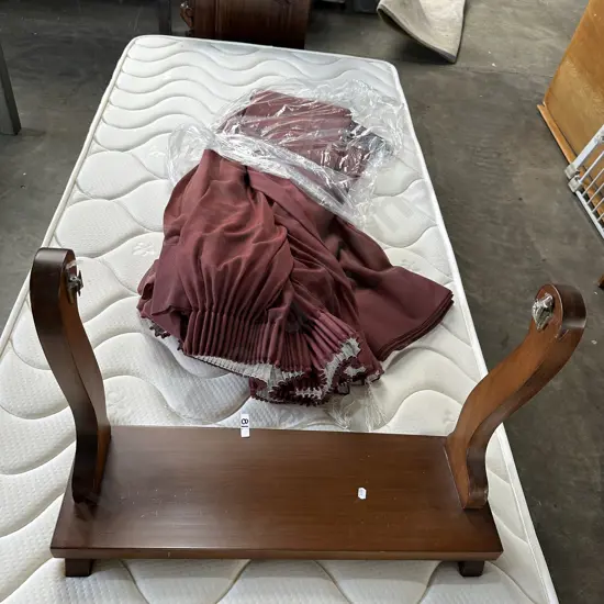 Mirror base and French door curtains