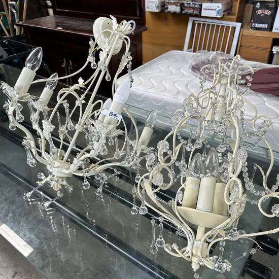 Center light fittings x 2