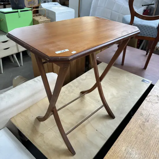 Folding side table