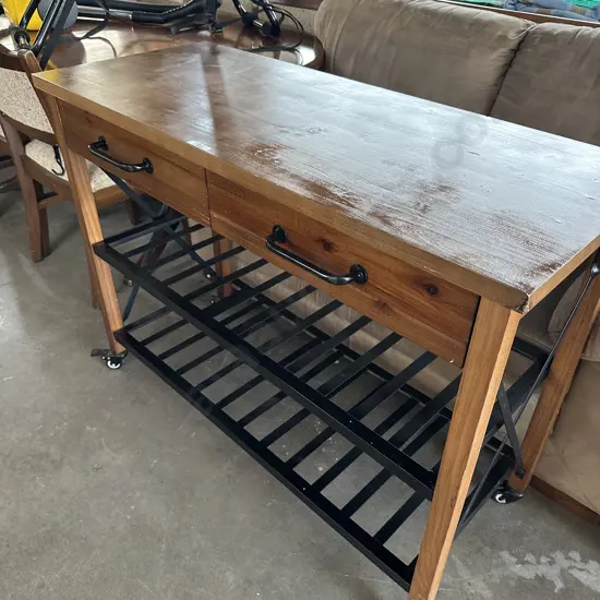 Rolling kitchen unit