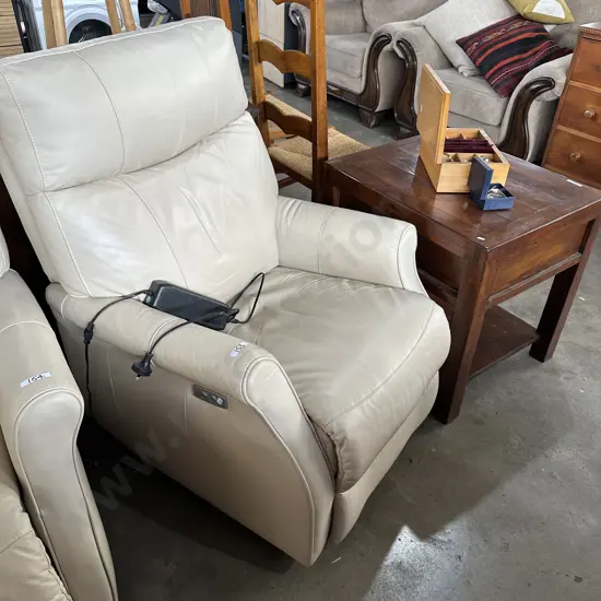 Leather electric chair