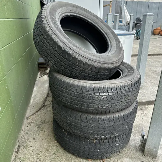 As new Dueler Bridgestone tyres