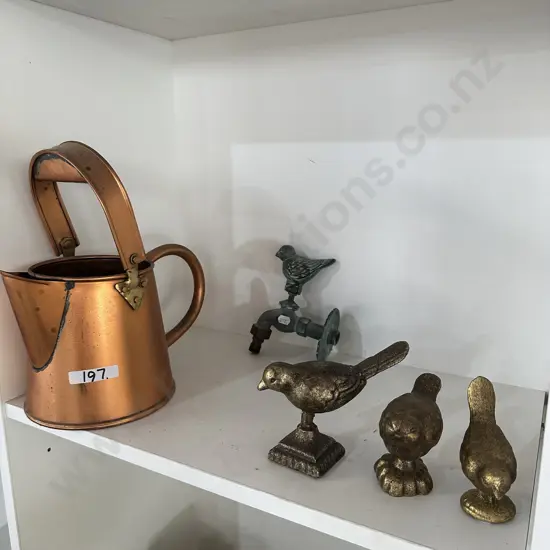 Copper can, Sparrow tap and paper weights