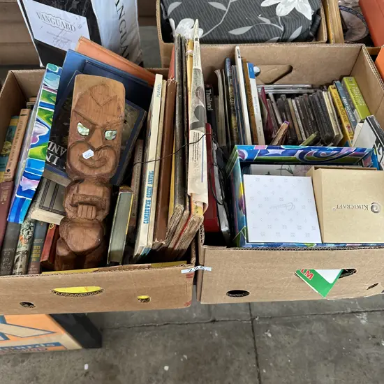 2 box books etc