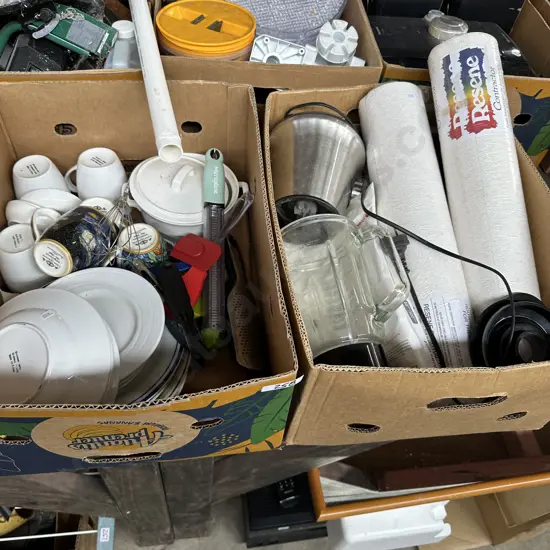 blender, wall paper etc 2 box