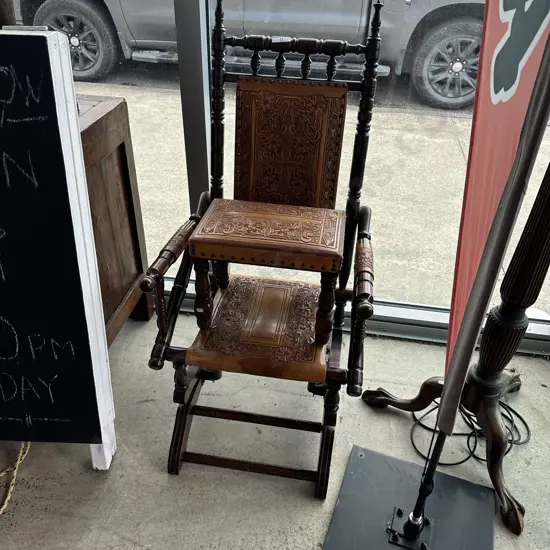 Dexter rocking chair and foot rest