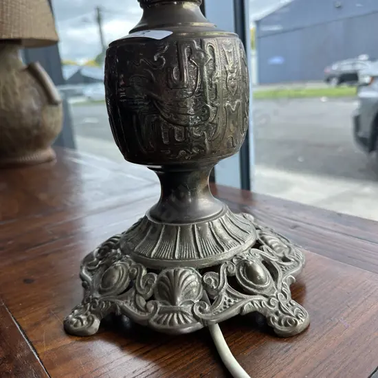 Large solid brass Egyptian lamp 1000mm