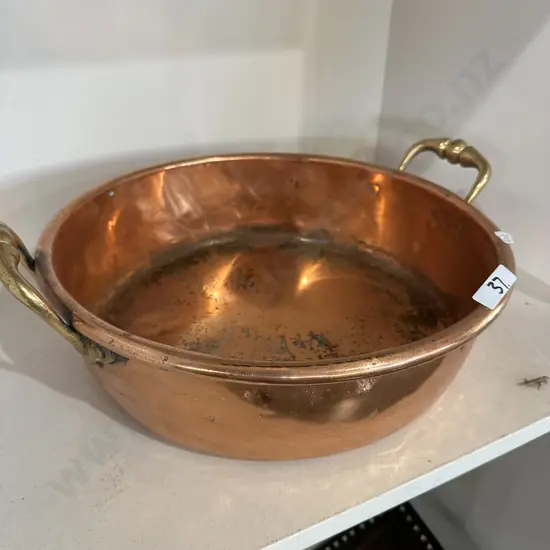 Solid Copper pan 330 x 100mm