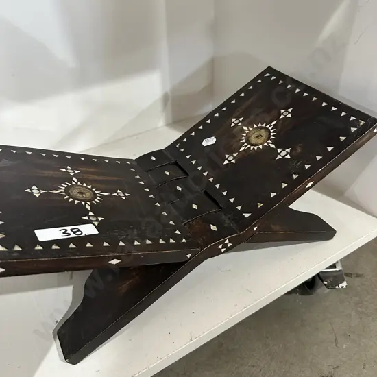 Inlay wooden display