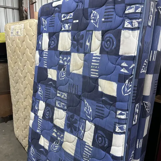 King single bed plus single mattress (average)