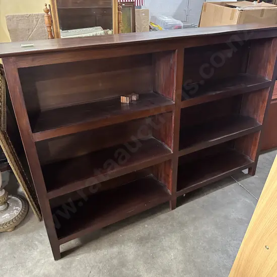 Large Teak bookcase (missing back legs)