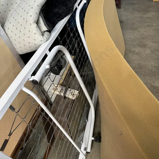 Roll away bed & foam squab