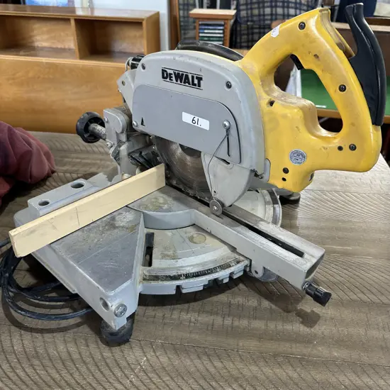 DeWalt drop saw - working