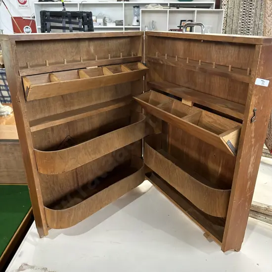 Portable sewing cabinet