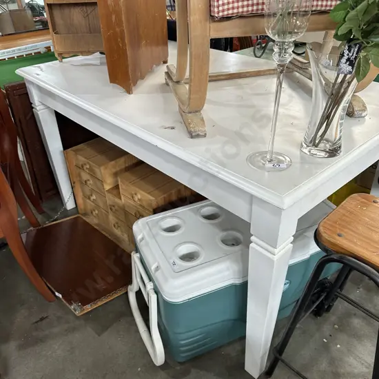 Painted kitchen table