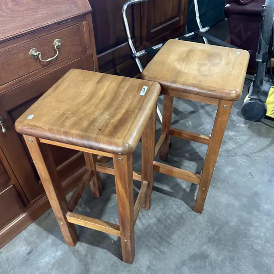 Pr Rimu bar stools