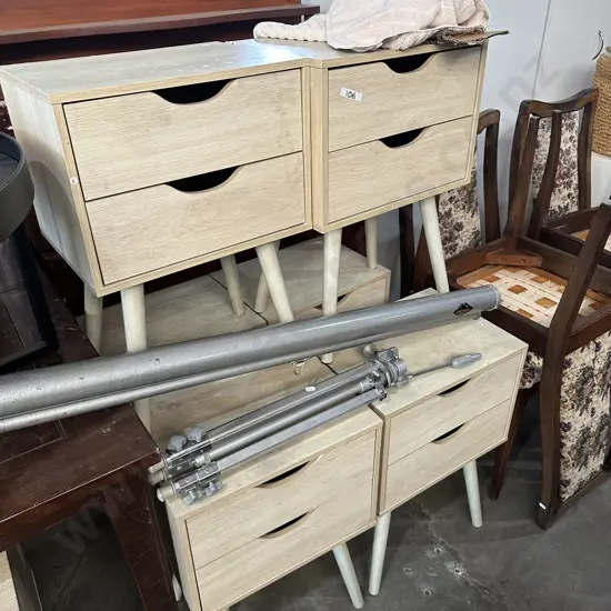 6 bedsides - very average