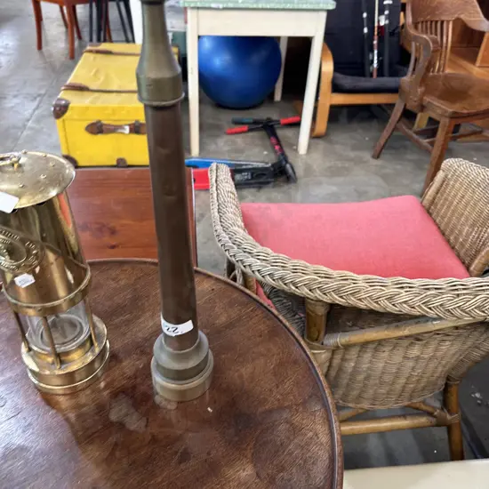 Brass and copper vintage  fire hose attachment