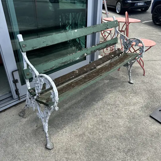 Vintage garden seat (ornamental only)