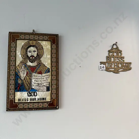 Mother of Pearl inlay  & Brass hanging