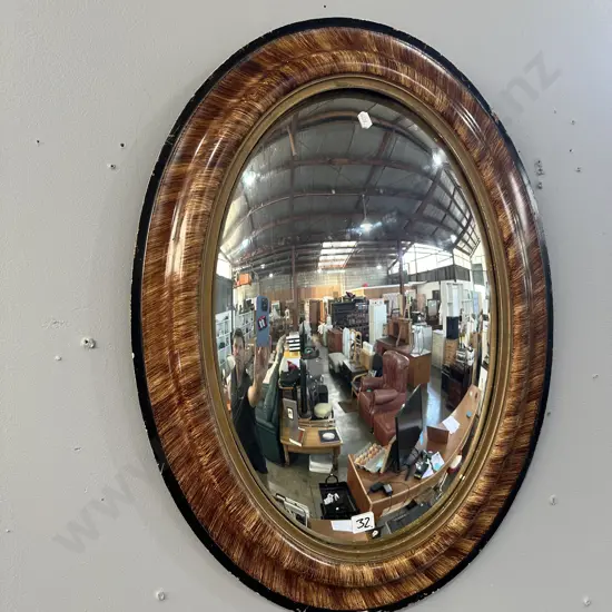 Convex mirror (damaged frame)