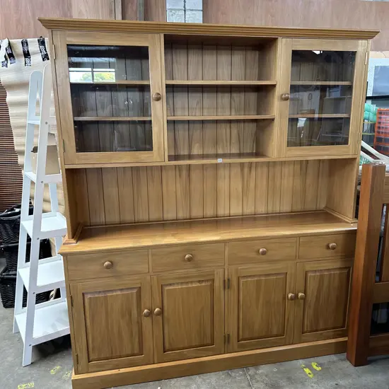 Solid Rimu hutch dresser 1800mm long