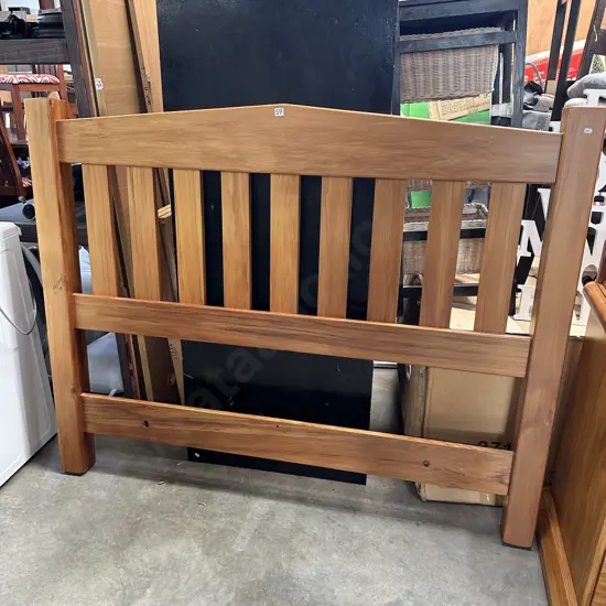 Solid Rimu Queen headboard